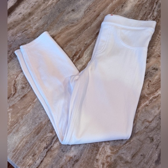 Women’s SPANX white jean-ish ankle leggings- Size Small Petite - Picture 8 of 10
